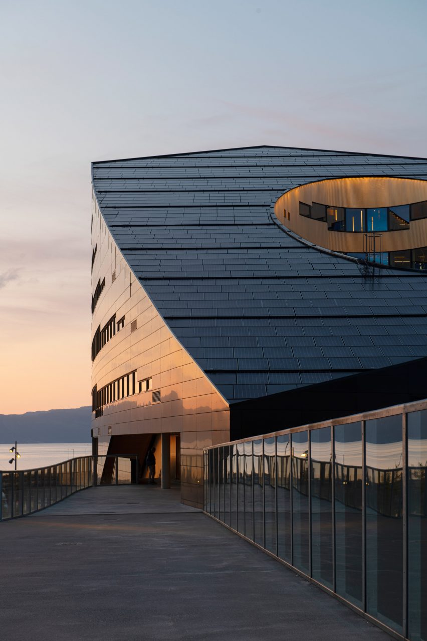 Powerhouse Brattørkaia office building in Tronheim by Snøhetta