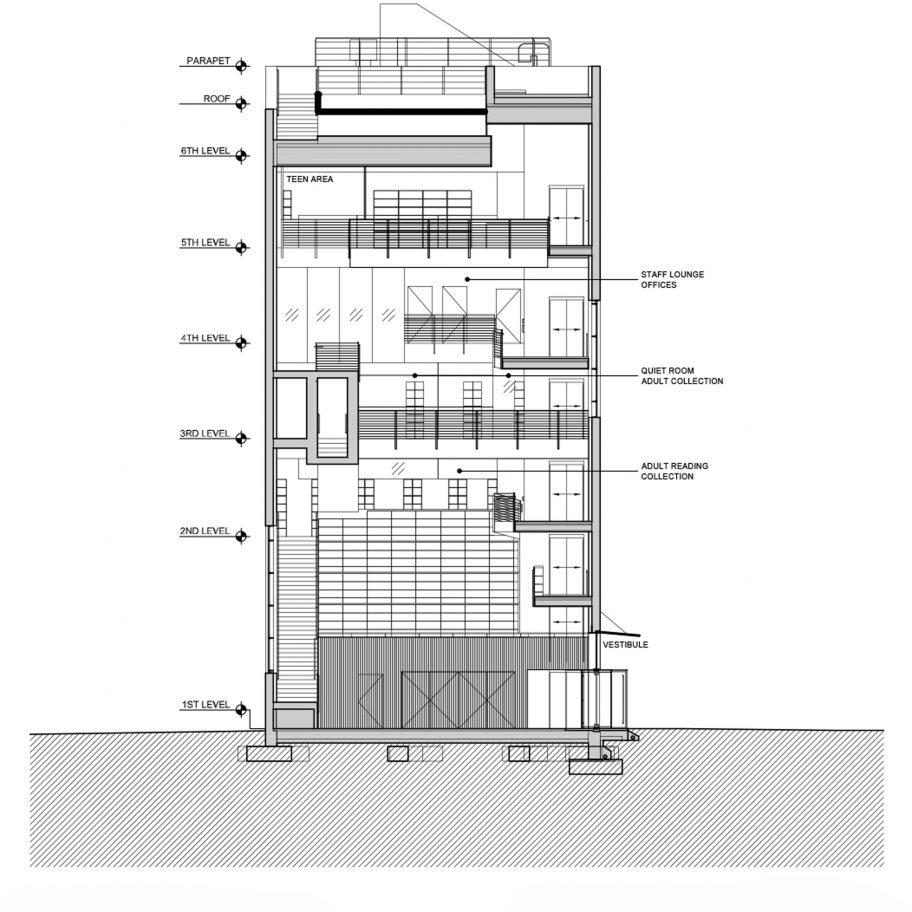 Queens Library at Hunter's Point by Steven Holl Architects