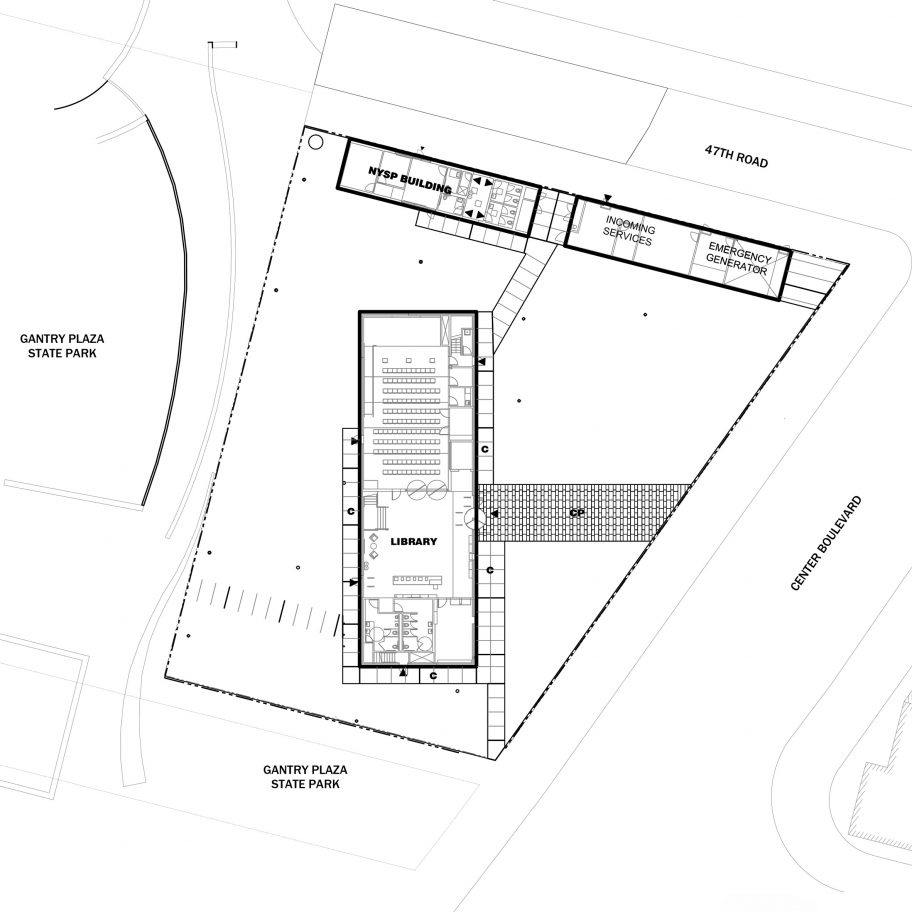 Queens Library at Hunter's Point by Steven Holl Architects