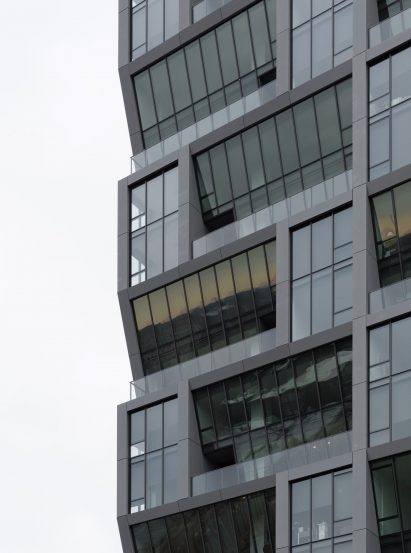 Rieder Group concrete cladding on Solstice on the Park by Studio Gang