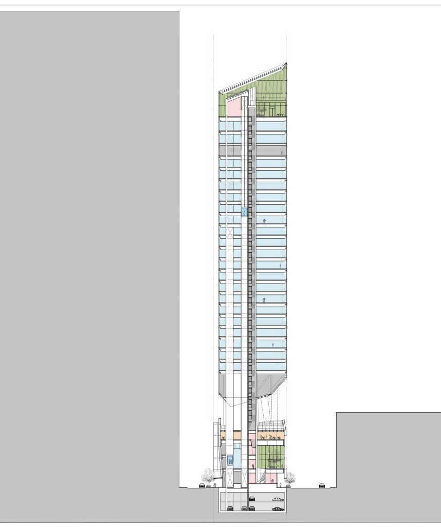 Section B of Robinson Tower by Kohn Pedersen Fox KPF and Architects 61