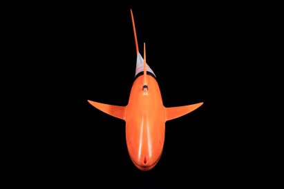 Fastest swimming robotic fish by Sander van den Berg at TU Delft