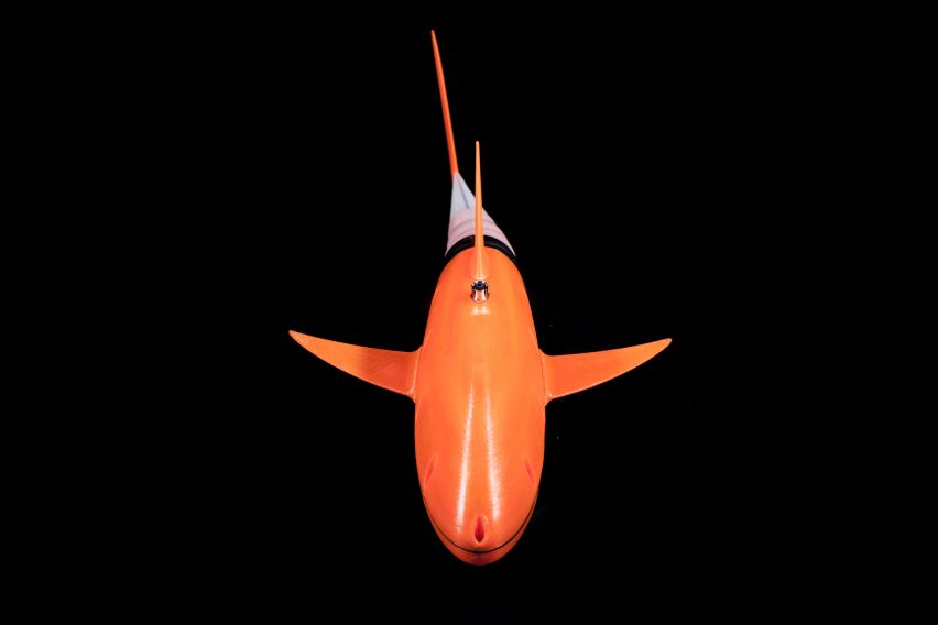 Fastest swimming robotic fish by Sander van den Berg at TU Delft
