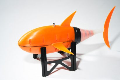 Fastest swimming robotic fish by Sander van den Berg at TU Delft