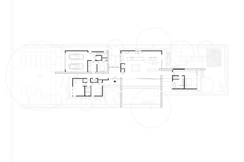 Sanctuary House by Feldman Architecture Ground Floor Plan