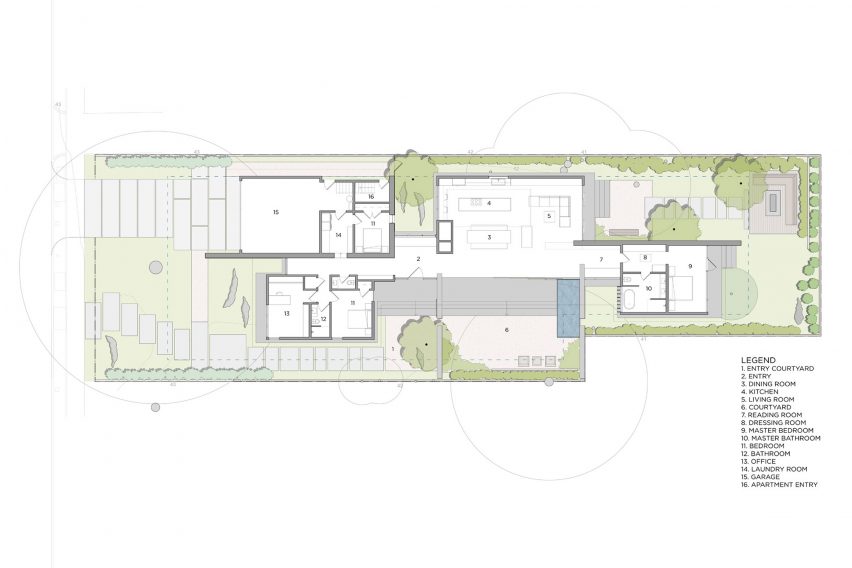 Sanctuary House by Feldman Architecture Site Plan