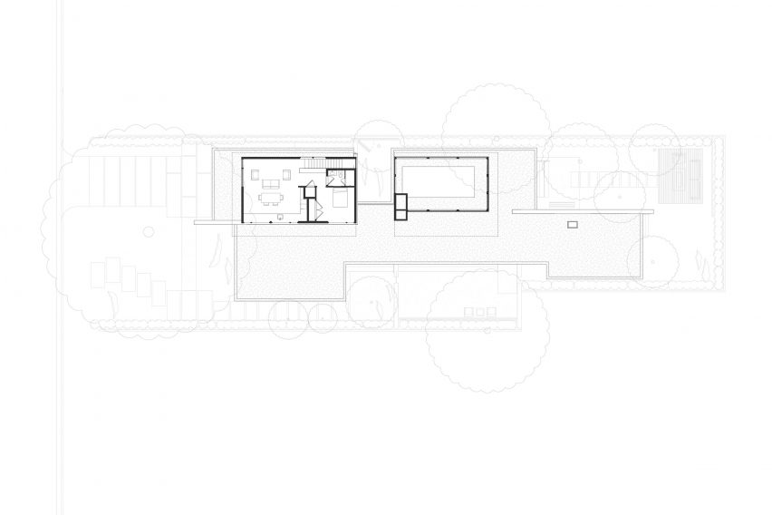 Sanctuary House by Feldman Architecture First Floor Plan
