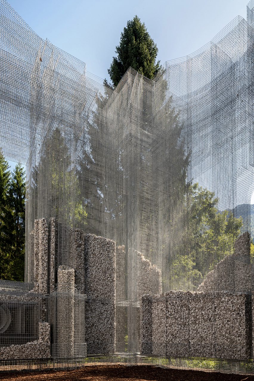 Simbiosi by Edoardo Tresoldi in Arte Sella