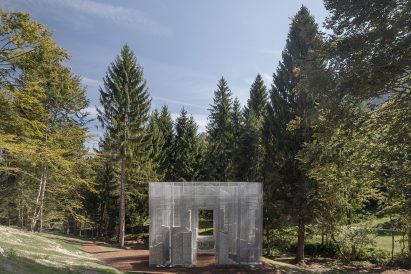 Simbiosi by Edoardo Tresoldi in Arte Sella