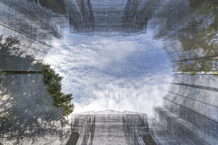 Simbiosi by Edoardo Tresoldi in Arte Sella