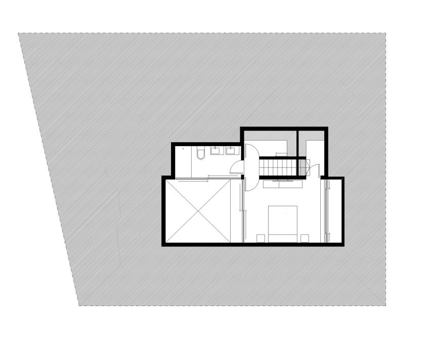 Skylight House by Rodolfo Cañas Ground Floor Plan