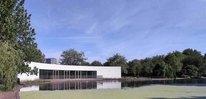 Southwark Park Pavilion by Bell Phillips Architects in London