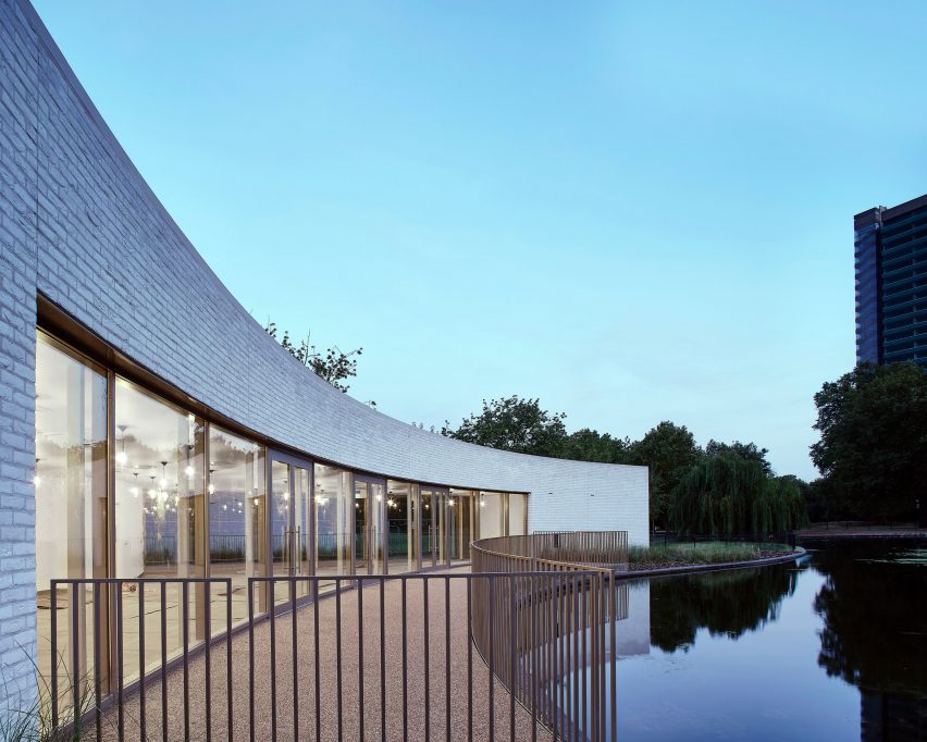 Southwark Park Pavilion by Bell Phillips Architects in London
