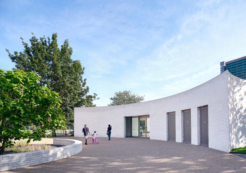 Southwark Park Pavilion by Bell Phillips Architects in London