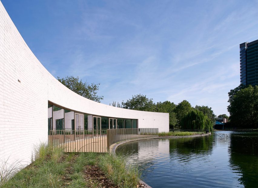 Southwark Park Pavilion by Bell Phillips Architects in London