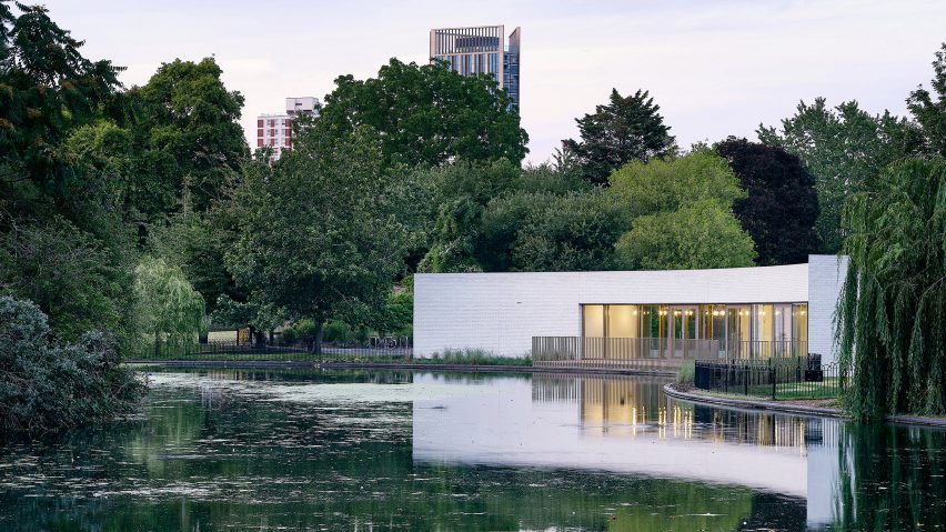 Southwark Park Pavilion by Bell Phillips Architects in London