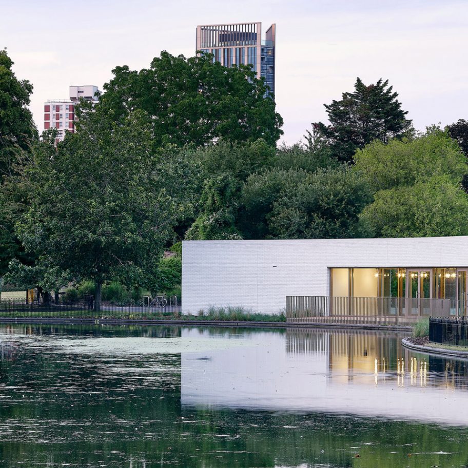 Southwark Park Pavilion by Bell Phillips Architects in London