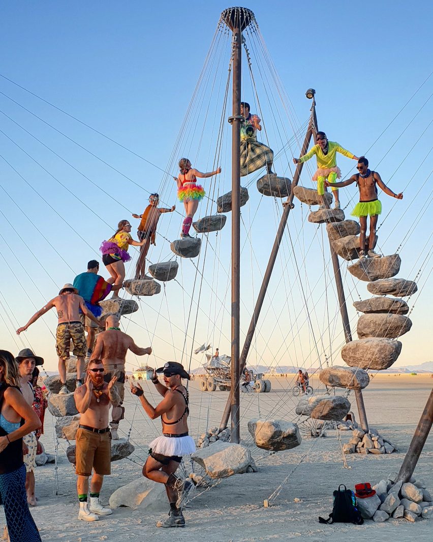 Stone 27 installation at Burning Man 2019 by Benjamin Langholz