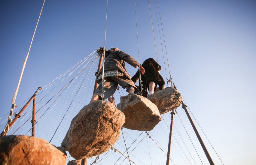 Stone 27 installation at Burning Man 2019 by Benjamin Langholz