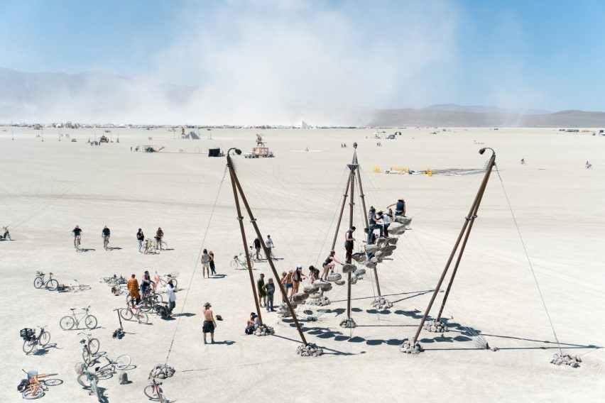 Stone 27 installation at Burning Man 2019 by Benjamin Langholz