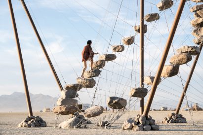 Stone 27 installation at Burning Man 2019 by Benjamin Langholz