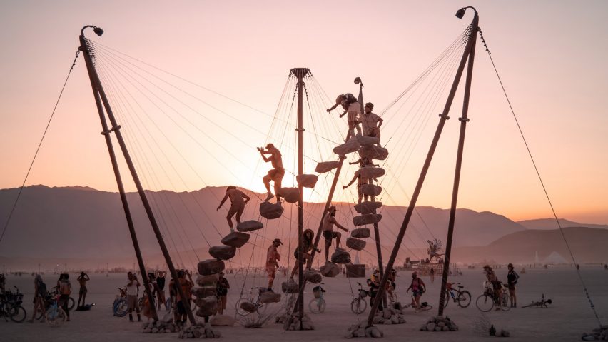 Stone 27 installation at Burning Man 2019 by Benjamin Langholz