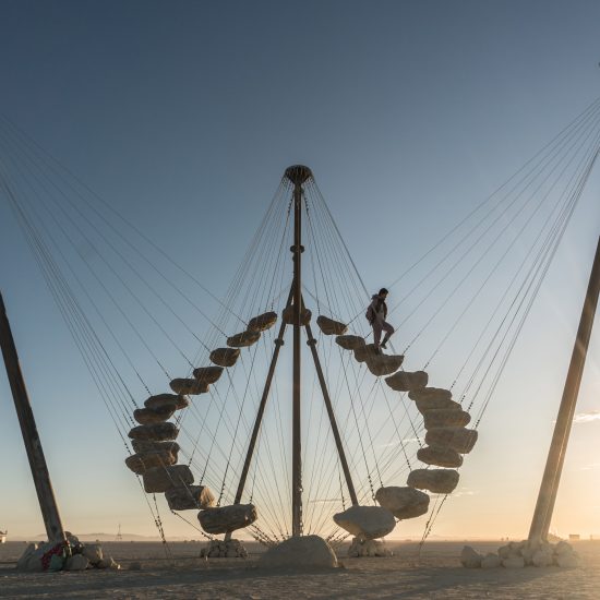 Stone 27 installation at Burning Man 2019 by Benjamin Langholz
