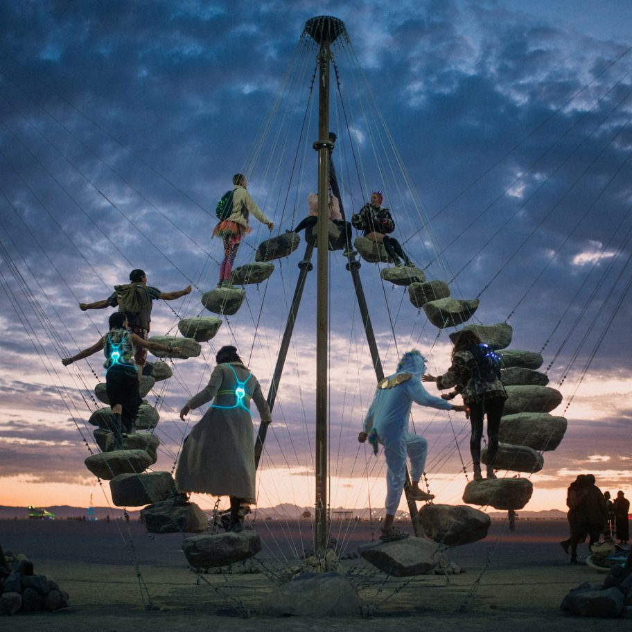 Stone 27 installation at Burning Man 2019 by Benjamin Langholz