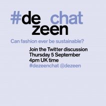 dezeenchat sustainable fashion
