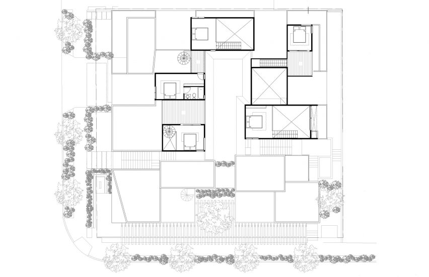 The Louisiana and Louisiana Purchase by Jeff Svitak Fourth Floor Plan