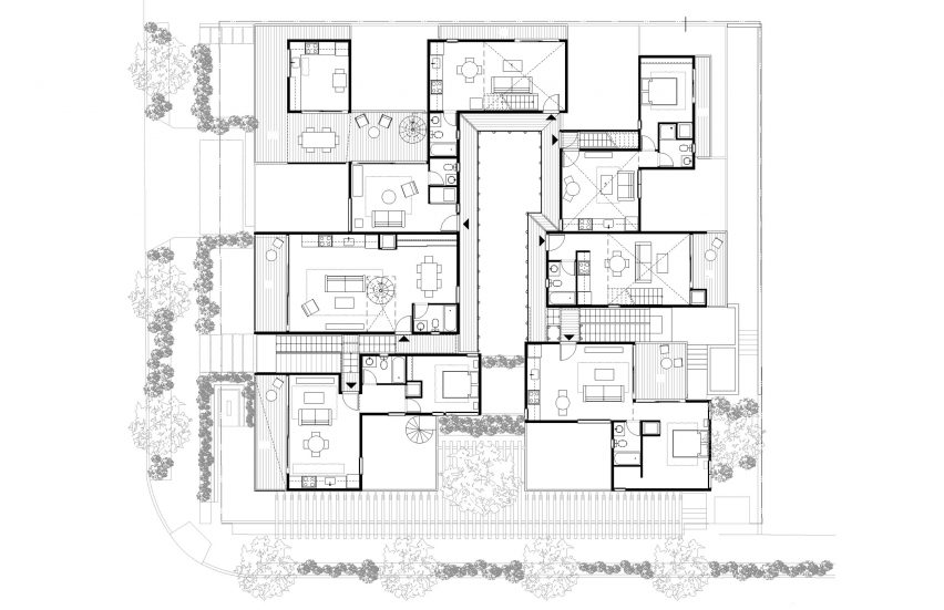 The Louisiana and Louisiana Purchase by Jeff Svitak Third Floor Plan
