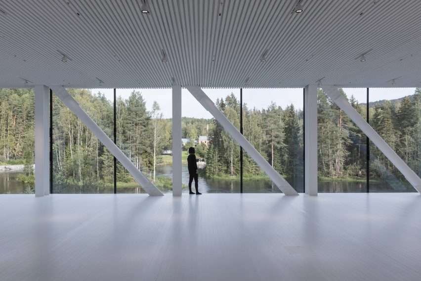 The Twist art gallery at Kistefos sculpture park in Norway, by BIG