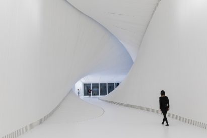 The Twist art gallery at Kistefos sculpture park in Norway, by BIG