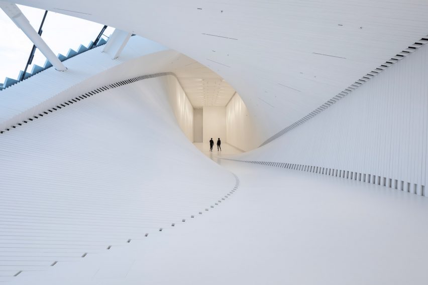 The Twist art gallery at Kistefos sculpture park in Norway, by BIG