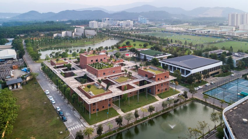 Viettel Academy Education Centre by Vo Trang Nghia Architects