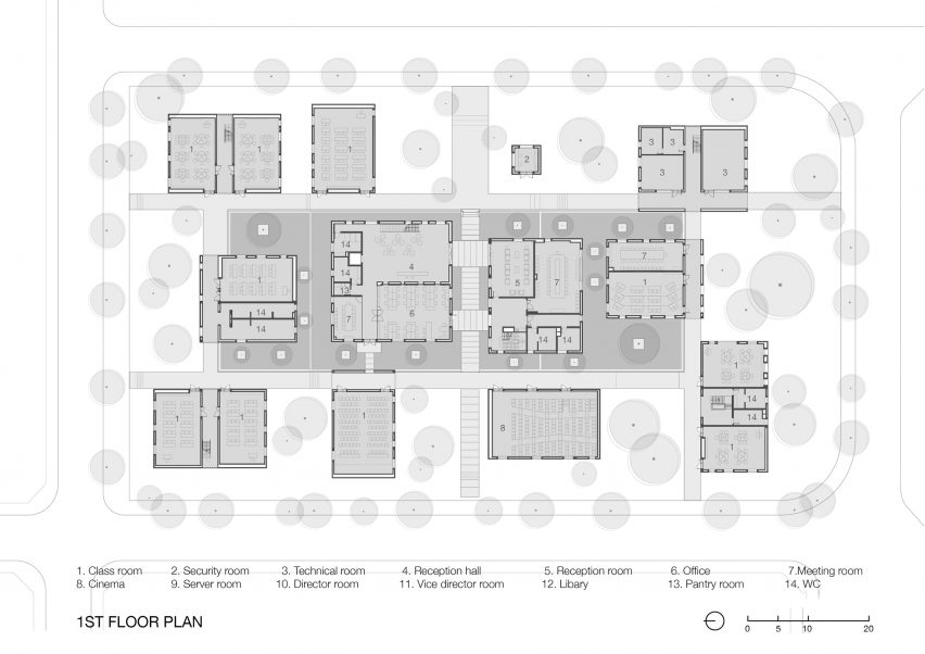 Viettel Academy Education Centre by Vo Trang Nghia Architects