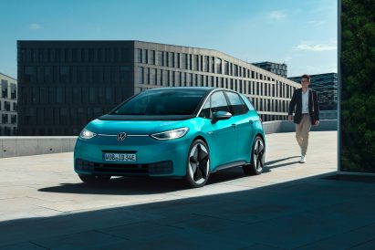 Volkswagen ties in new electric ID car line with company rebrand