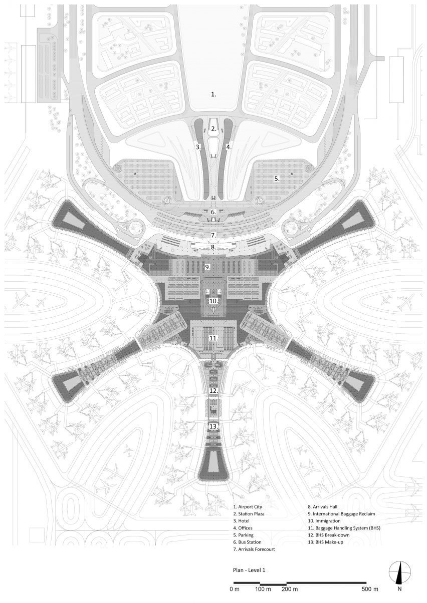 Beijing Daxing International Airport by Zaha Hadid Architects