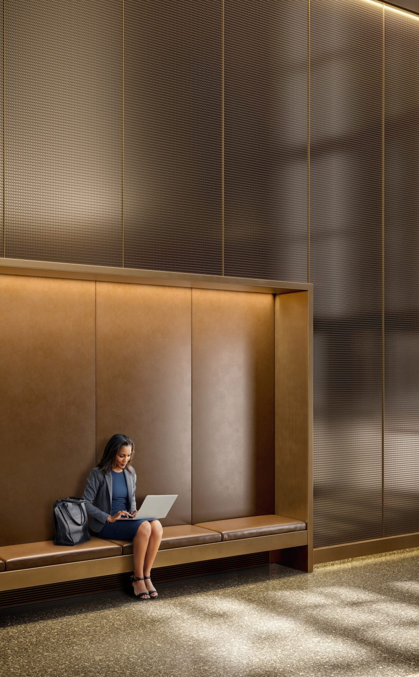 550 Madison lobby by Gensler