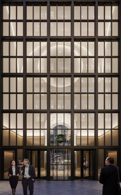 550 Madison lobby by Gensler