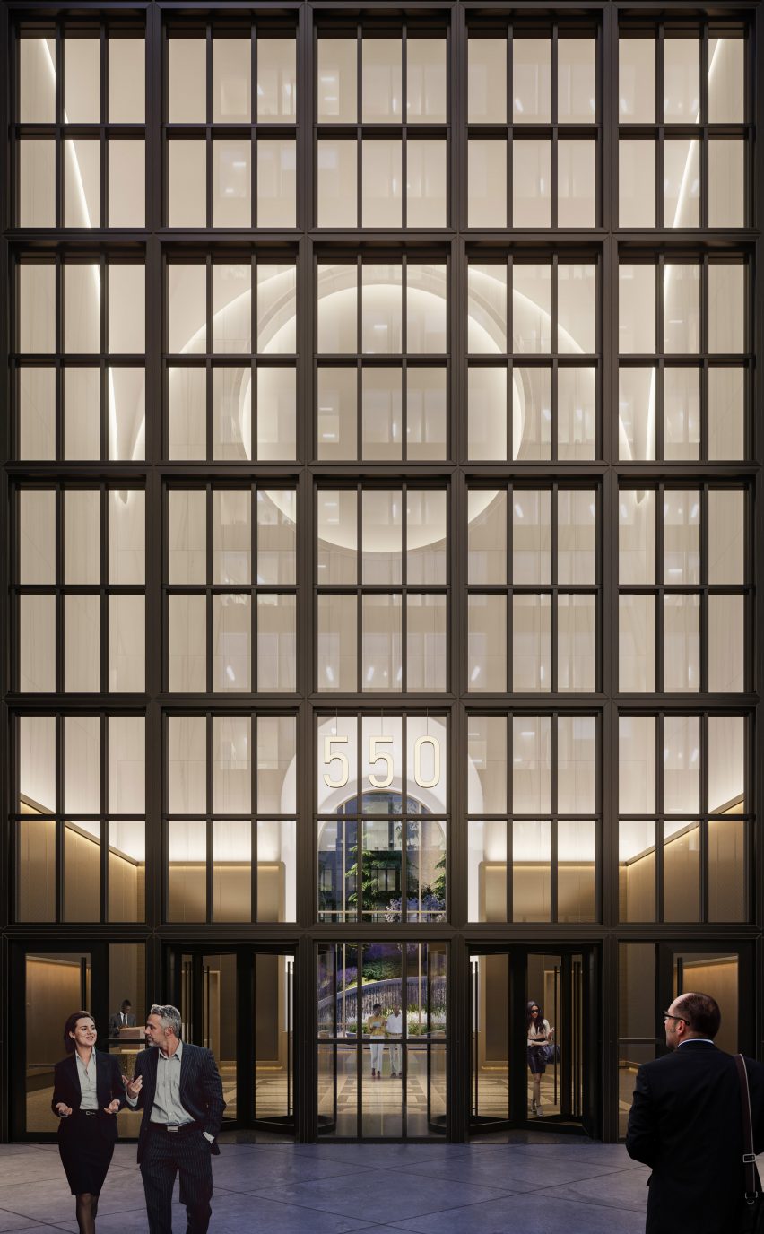 550 Madison lobby by Gensler