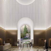 550 Madison lobby by Gensler