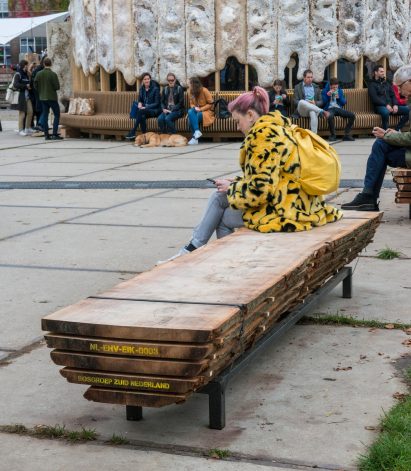 Stormwood benches Atelier NL