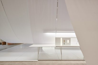 B+P Architects paper exhibition design
