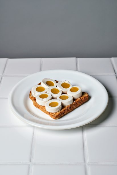 Annie Larkins develops plant-based alternative to chicken eggs