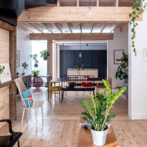 Living space in Arklow Villa III by Douglas & Company