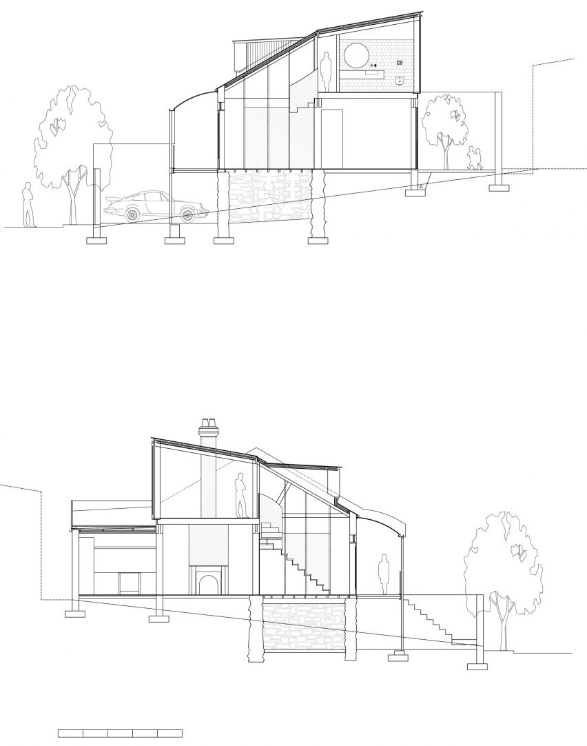 Sections of Arklow Villa III by Douglas & Company