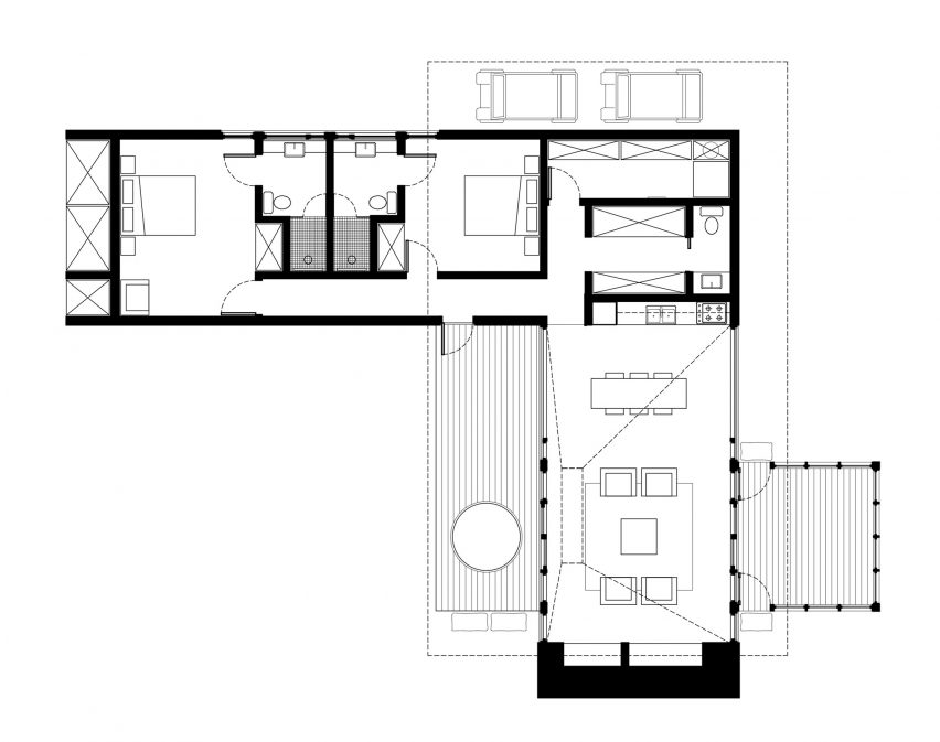 Bigwin Island by MacKay Lyons and Sweetapple Court in the Woods Plan