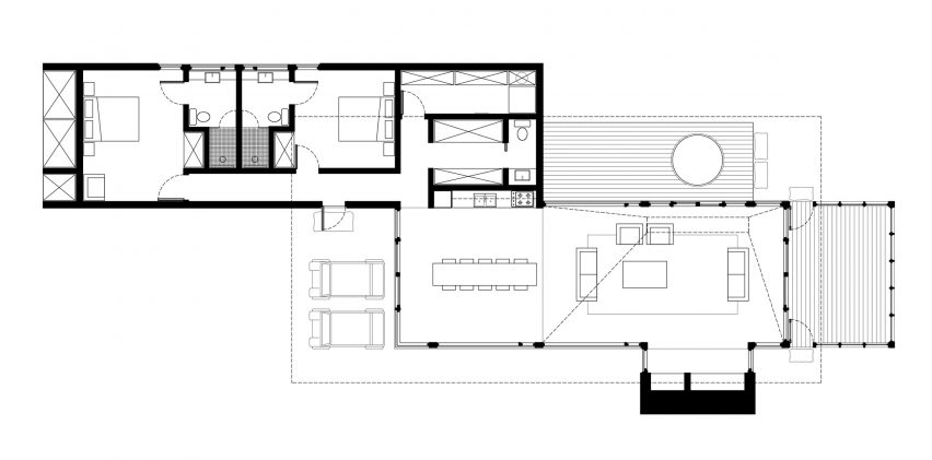 Bigwin Island by MacKay Lyons and Sweetapple Pinwheel on the Meadow Plan