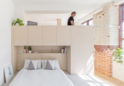 The Biscuit Factory apartment, designed by SUPRBLK